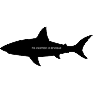 Shark Clipart, Shark Svg, Shark Clip Art, Shark Silhouette, Shark Vector, Shark Png, Ocean Clipart, Instant Download, Shark Dxf Png Svg