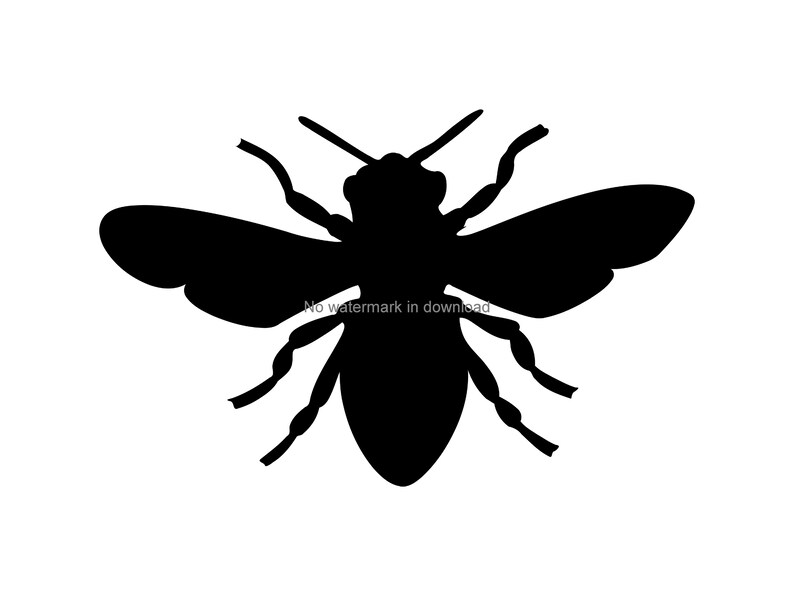 Download Clip Art Art Collectibles Bee Silhouette Cutting Svg Bee Vinyl Image File Svg Dxf Png Bee Laser Svg Bee Svg Cutting File Bee Clipart