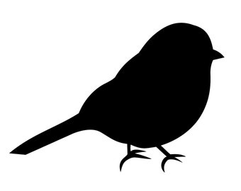Ptak Chickadee SVG: Grafika wektorowa, projekt koszulki (pobranie cyfrowe)