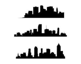 City Scape Svg City Svg Silhouette City Buildings Svg Cutting File City Scene Art File Png Clipart Svg Dxf Cut File Tshirt Vector