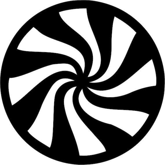 Peppermint Candy Clipart Black And White