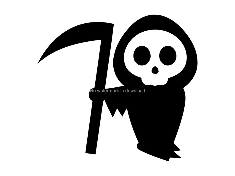 Download Grim Reaper Cut File Grim Reaper Vinyl Cut File Grim Reaper Svg File Grim Reaper Png Download Clip Art Art Collectibles
