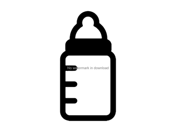 Download Baby Bottle Image Svg Baby Bottle Cutting File Baby Bottle Etsy