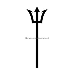 Trident SVG Bundle: Silhouette Cut File (Digital Download)