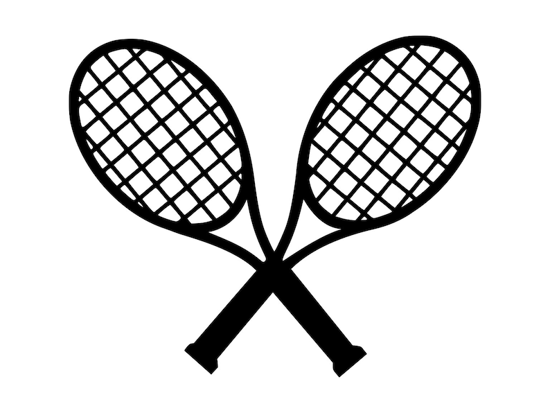 Tennis Racket Svg Tennis Svg Files Sports Svg Tennis Mom Svg image 1