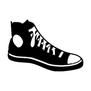 Sneaker Svg Image, Sneaker Svg Download, Sneaker Files For Cricut, Sneaker Svg Bundle, Sneaker Svg Clip Art, Sneaker Dxf Cut File