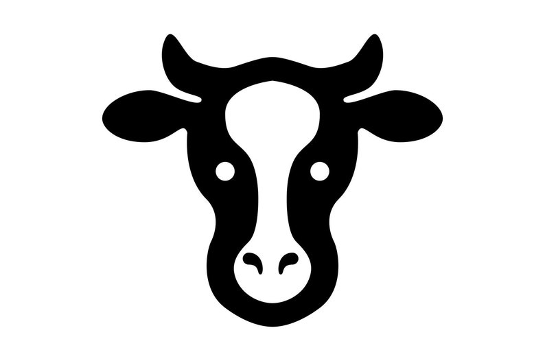 Download Cow Svg Cutting Image Farm Svg Silhouette File Heifer Farm Animal Cow Head Cow Clipart Cow Png Dxf File Clip Art Art Collectibles