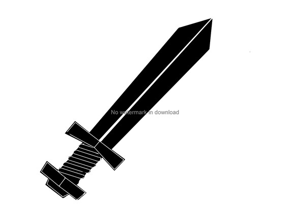 Sword Svg Vector Sword Clipart Svg Sword Png Sword Svg Etsy