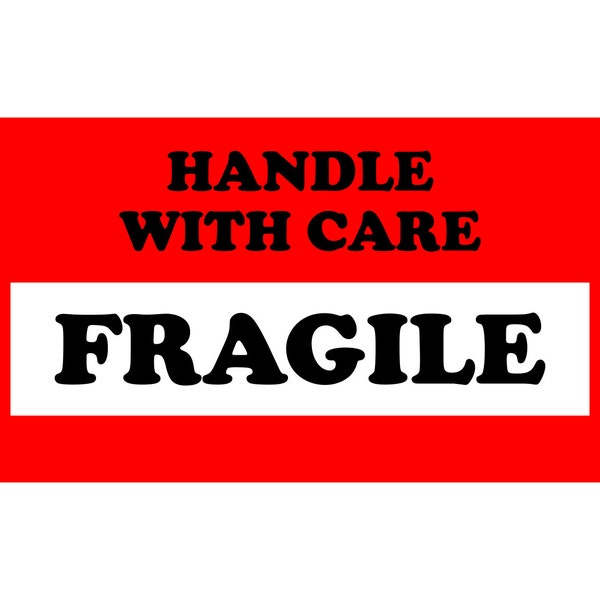 Fragile Sign - Etsy