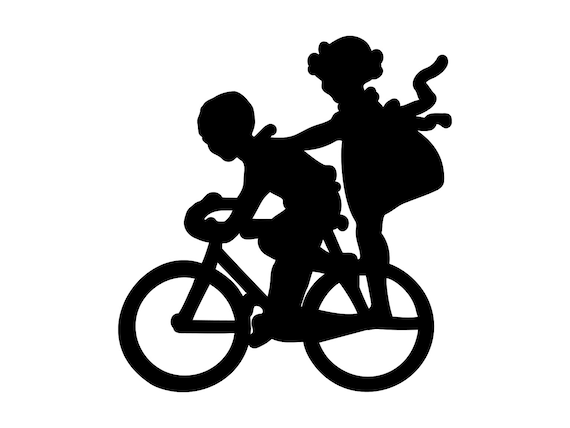 Download Children Svg Kids Svg Kids Playing Cutting File Bicycle Etsy