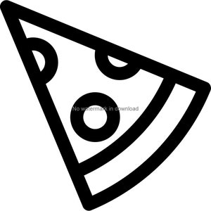 Pizza Clipart SVG: Vector Cut Files (Digital Download)