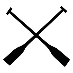 Oars Svg Boat Oars Svg Canoe Oars Clipart Boat Paddles Cut File Dxf Paddling Svg Silhouette Dxf Clip Art Png