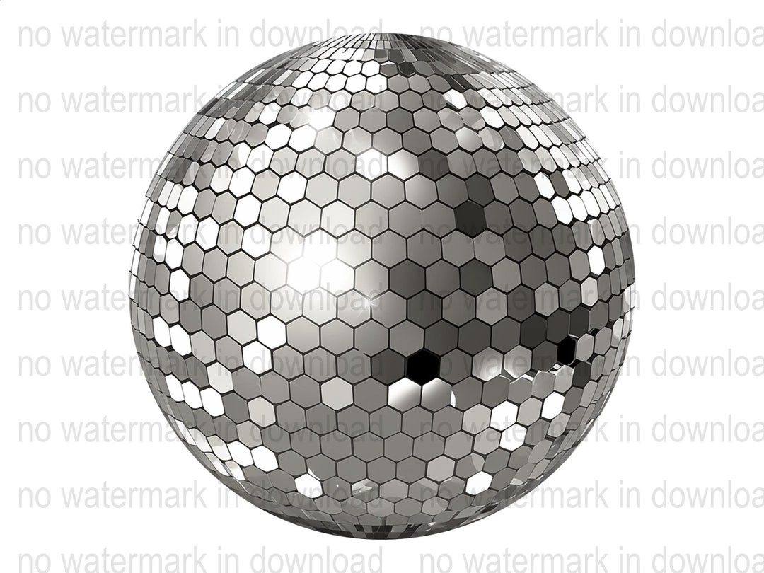 Disco Glitter Ball Instant Download Printable JPG PDF PNG Etsy