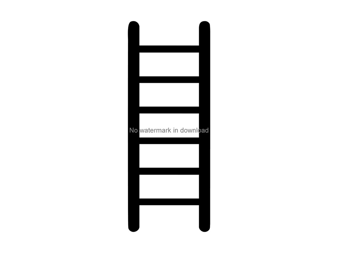 Ladder Svg File Ladder Svg Cutting Image, Ladder Cutting Cut File, Ladder Vector ...