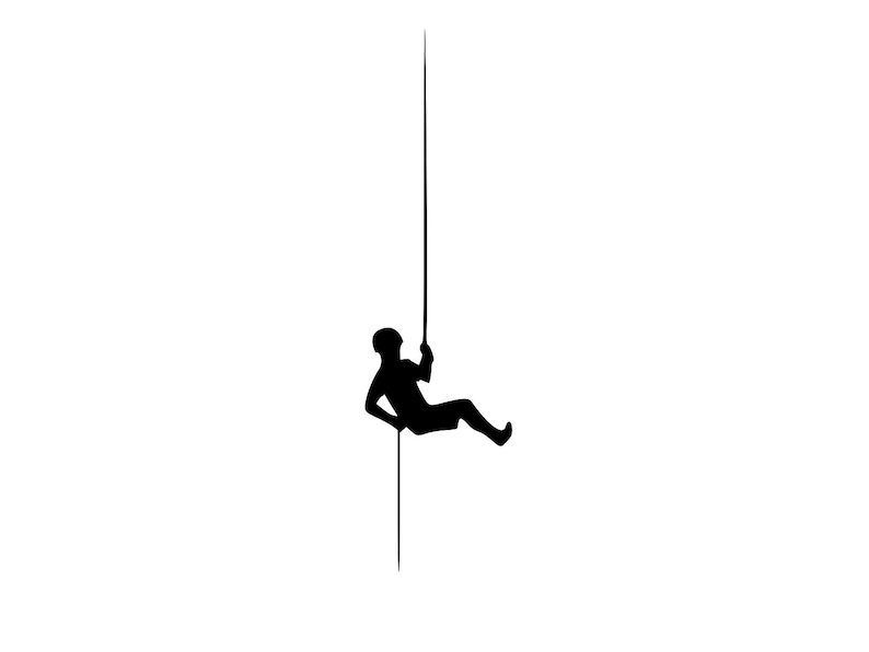Repelling Svg Rock Climbing Svg Mountain Climber Cutting ...