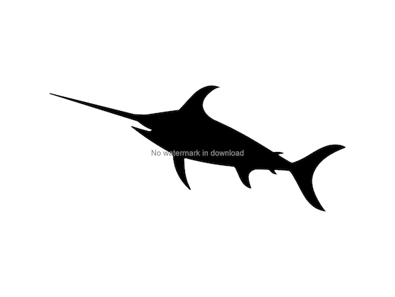 Download Swordfish Svg Clip Art Swordfish Laser Svg Swordfish Cut Etsy