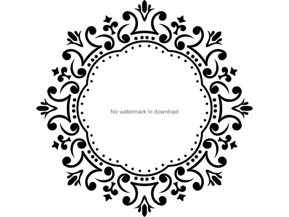 Round Frame Stock Illustrations, Cliparts and Royalty Free Round Frame  Vectors