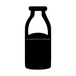 Milk Bottle Svg Clipart, Milk Bottle Silhouette Svg, Milk Bottle Svg clip art, Milk Bottle Vinyl Cut File