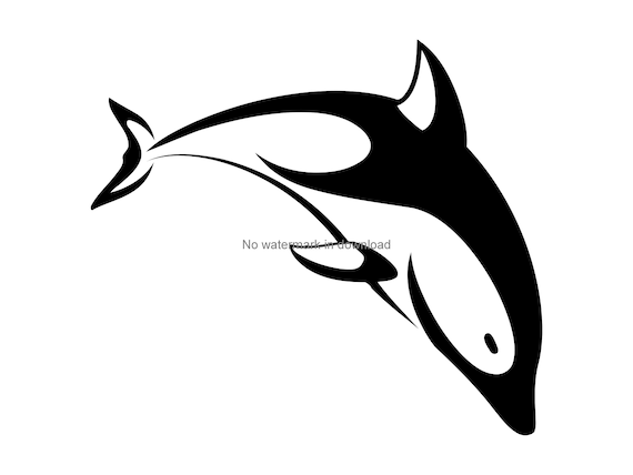 Dolphin Svg Vector Image Dolphin Laser Svg Dolphin Image Etsy
