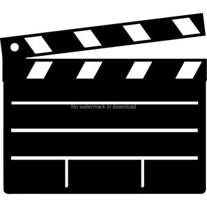 Clapperboard Svg Dxf Png, Clapperboard Vinyl Cut File, Clapperboard Engrave Svg, Clapperboard Télécharger