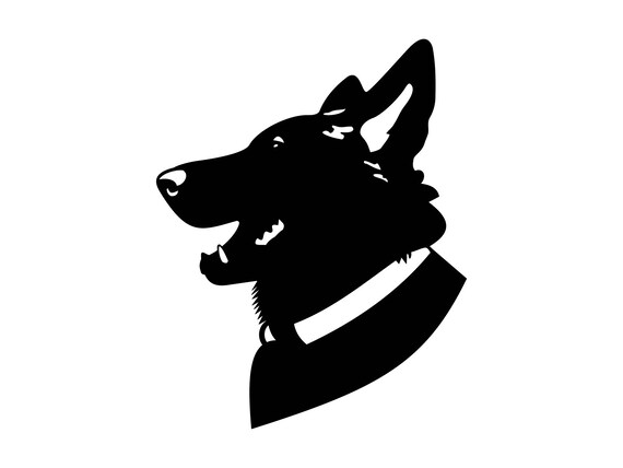Download German Shepherd Svg Dog Svg German Shepherd Silhouette Dog Etsy