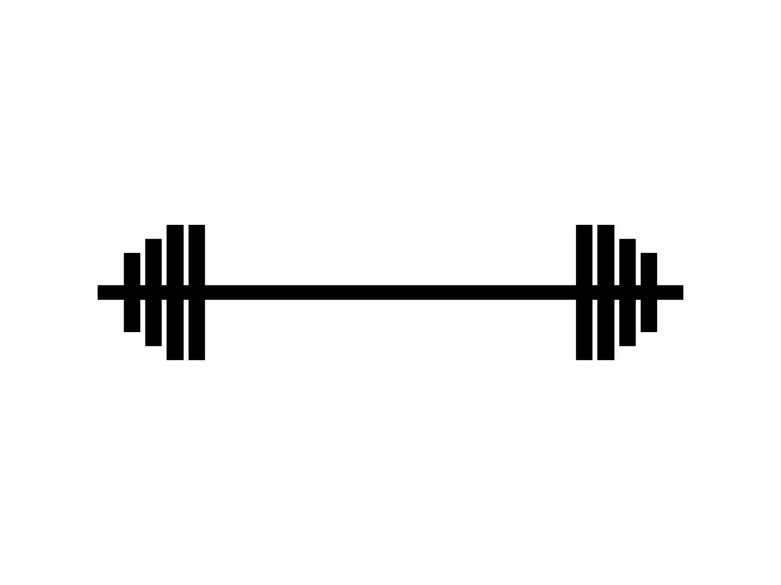 Barbell Svg Weights Svg Weight Lifting Silhouette Cutting File Clipart Svg  Dxf Png Cnc Laser Cut File Tshirt Vector Clip Art Barbell Image