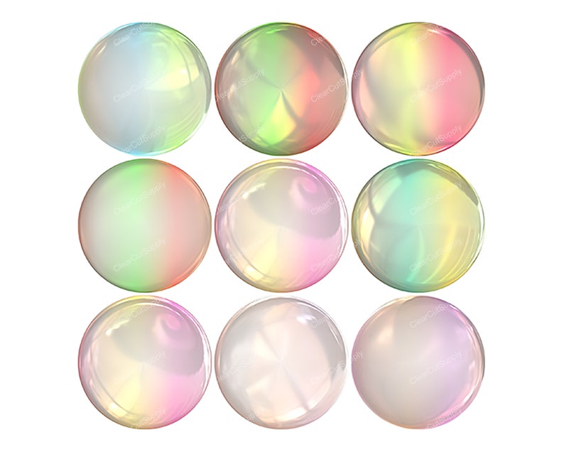 transparent bubbles clipart