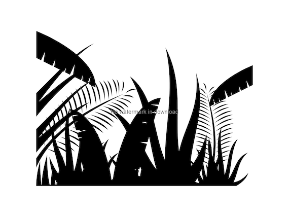 Download Jungle Svg Cutting File Jungle Digital Downloadjungle Laser Etsy