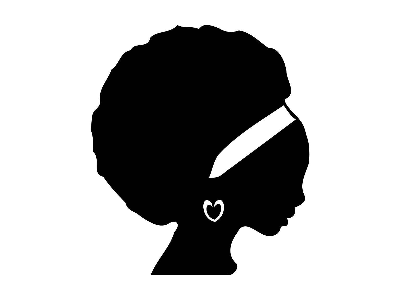 Download Black Woman Svg Afro Svg Afro Woman Svg Black Girl Svg African | Etsy