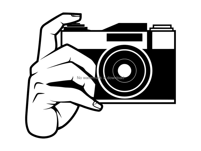 Camera Svg Cutting File Snapshot Vinyl Image File Camera Svg Dxf Png Camera Clipart Photography Laser Svg Camera Silhouette Cutting Svg