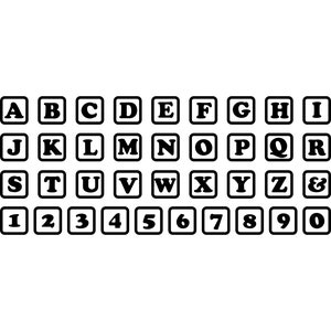 Svg Alpha Block Alphabet Blocks Svg: Baby Blocks Clipart, Vector, & Cutting Files ...