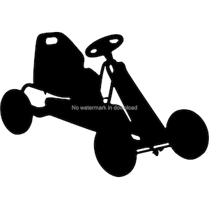 ゴーカート SVG クリップアート、ゴーカート PNG、ゴーカート シルエット SVG、ゴーカート カッティング カット ファイル、ゴーカート 画像ファイル、ゴーカート カッティング クリップアート