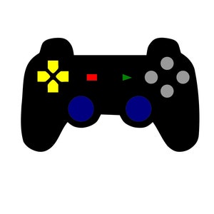 Game Controller SVG: Gamer Clipart, Cutting File (Digital Download)