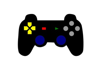 Game Controller Svg, Video Gamer Svg Controller, Gamer Svg Cutting File, Gaming Png Clipart Image, Game Controller Dxf Cut File