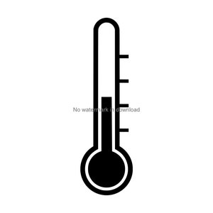 Thermometer SVG Bundle: Digital Cut File Clipart (Digital Download)