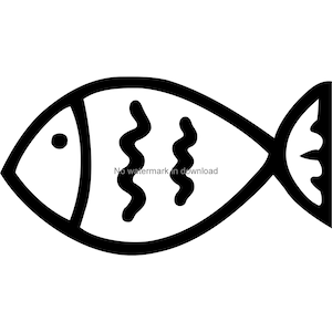 Fish Svg Cut File, Fish Clip Art, Fish Clipart Svg, Fish Silhouette Svg, Fish Svg Cut Files, Fish Dxf Clipart