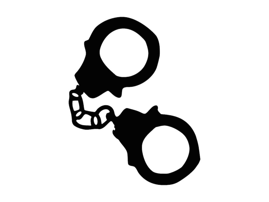 Handcuffs Svg Hand Cuffs Svg Police Svg Silhouette, Vector Police Png