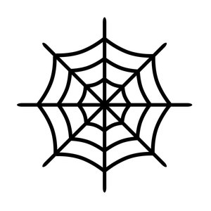 Spider Web Svg Halloween Svg Spider Svg Spiderweb Silhouette Halloween Spooky Svg Svg File Trick Or Treat Svg Cut File, Svg Spiderweb Vector