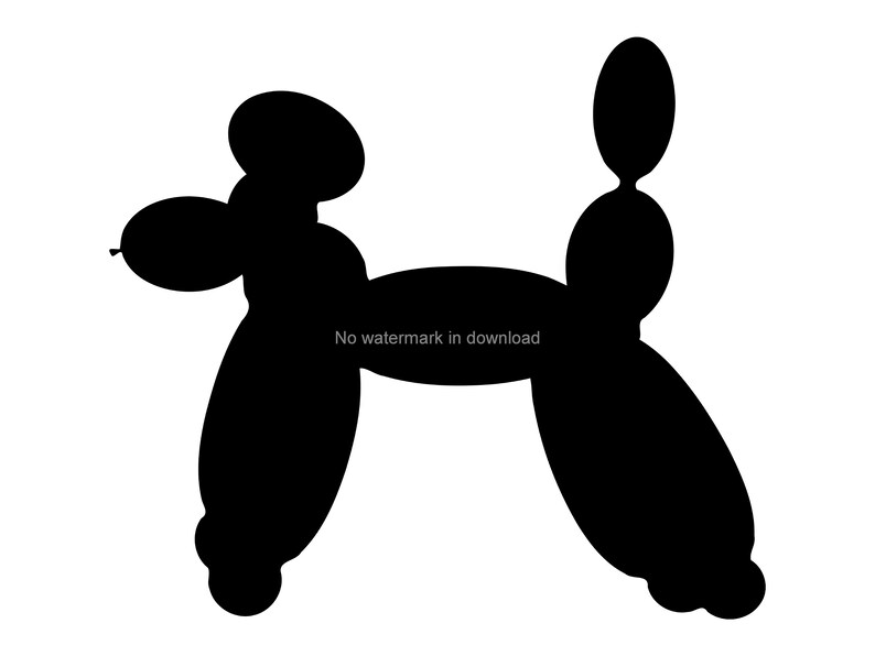 Download Balloon Animal Digital Clip Art Balloon Animal Cricut Cut Files Balloon Animal Cricut Svg Balloon Animal Iron On Svg Clip Art Art Collectibles Vadel Com