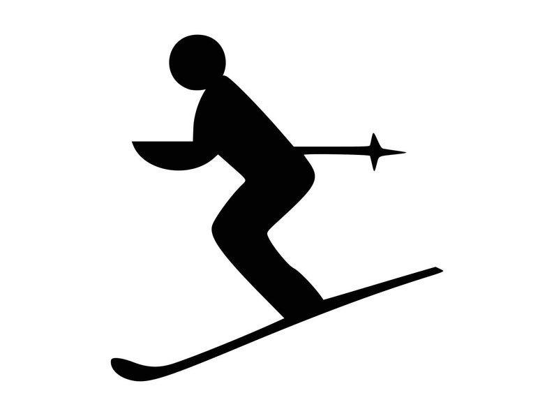 Download Skiing Svg Snow Skiing Svg Skier Cutting File Slopes Clipart Scrapbooking Clip Art Svg Dxf Png Clip Art Art Collectibles