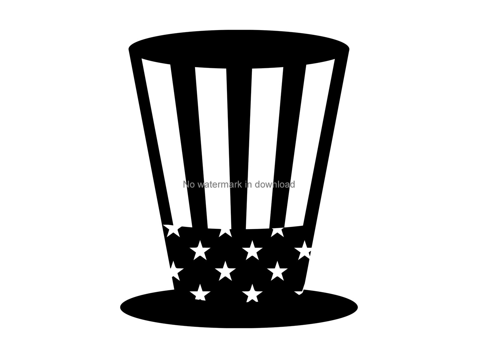 Patriotic Hat Clip Art Svg Patriotic Hat Vector Patriotic | Etsy