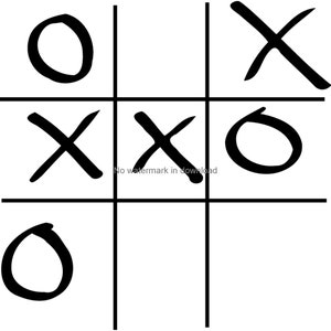 Tic Tac Toe SVG Tic Tac Toe Svg Files Tic Tac Toe Board Game -  Sweden