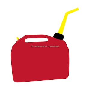 Gas Can Vector Image: Automotive Clipart (Digital Download)