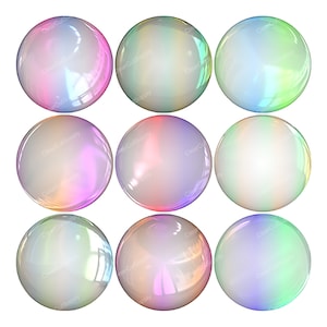 30 Transparent Bubbles PNG Unique Bubbles For Creating Birthday Card Baby Shower Invitations Wedding Ranging From 2 to 4 Inch Commercial Use image 9