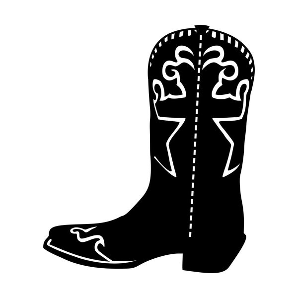 Cowboy Boots Svg 5 Western Boots svg Country Boots Svg cowboy boot Clipart Png Dxf Files For Cutting Template Vinyl Laser Engraving File