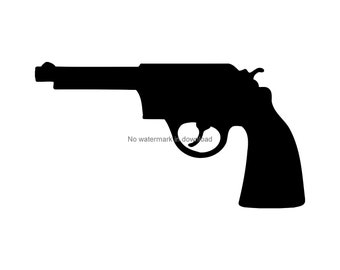 Revolver Svg Dxf Png - Etsy