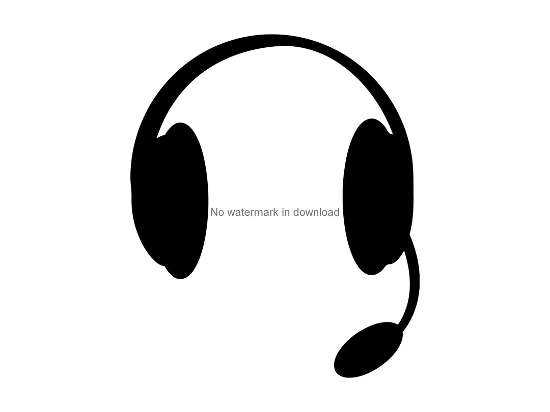 Headset Image, Headset Cutting Image, Headset Svg Bundle, Headset