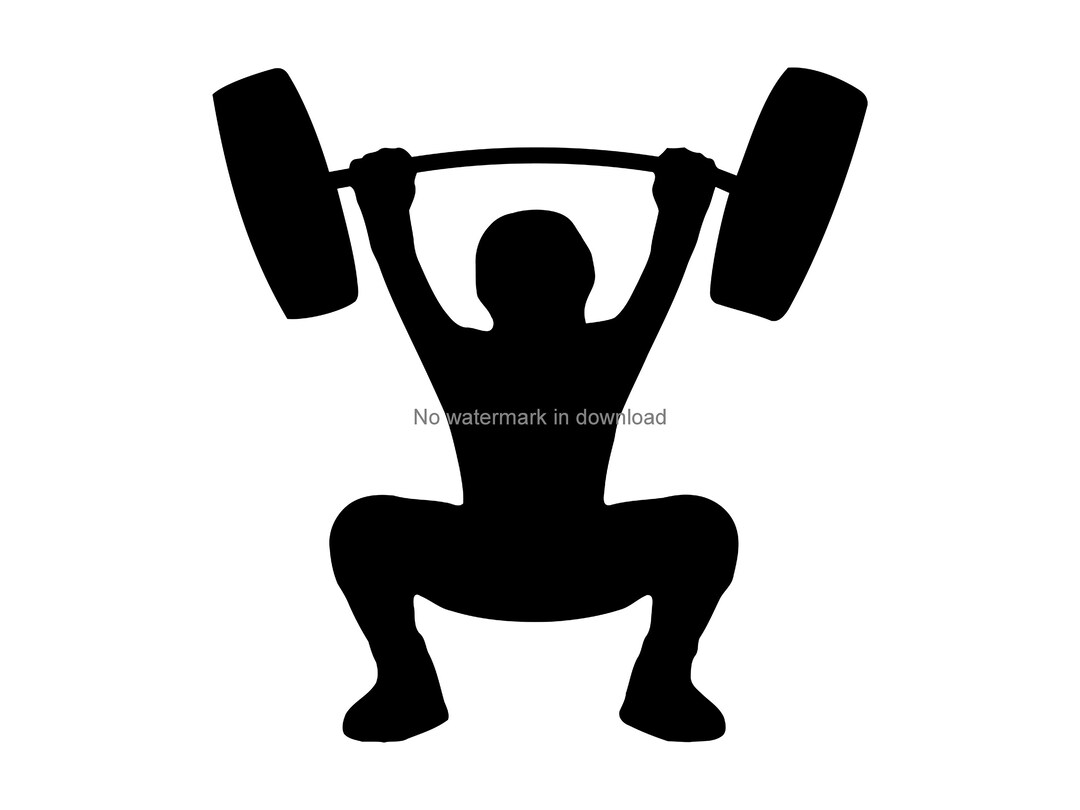 Weightlifting Cut Files, Weightlifting Svg Cutting Image, Weightlifting