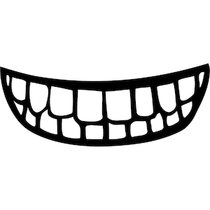 Glimlach Svg Tanden Svg, Svg Bestanden Silhouet Smile Cut Bestand Glimlachen Clipart Dxf Mond Svg Bestand Laser Dxf Bestand Cnc Graveren Bestand