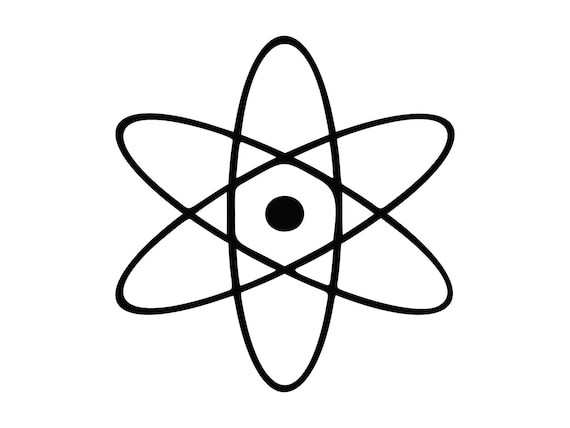 Download Atom Svg Vector File Atom Cutting File Atom Cut File Atom Etsy